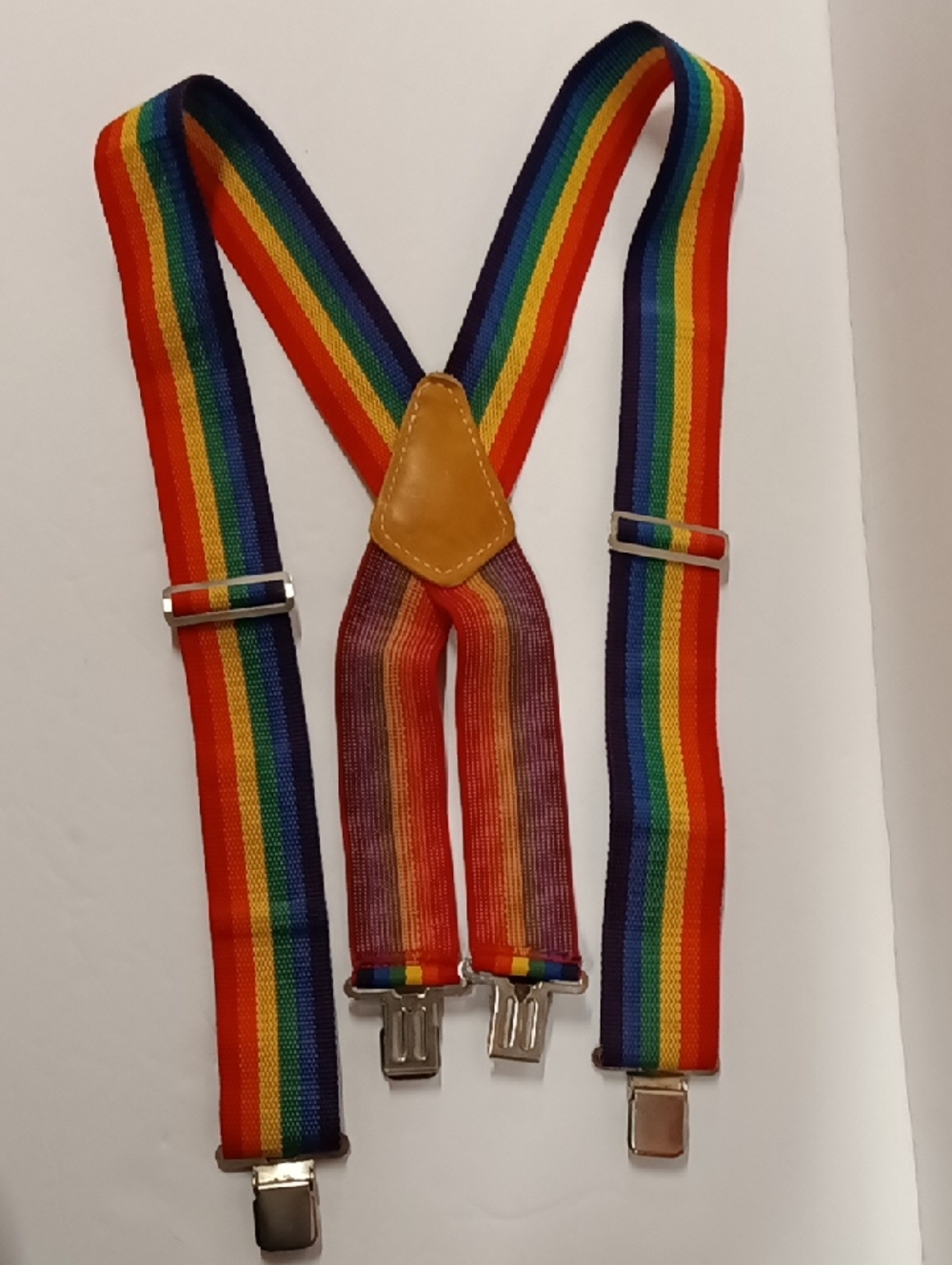 Custom Leathercraft Vintage Ranbow Suspenders